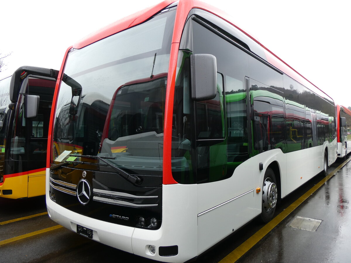 (273'377) - PostAuto Wallis - (145'376) - eMercedes am 29. M�rz 2025 in Winterthur, Daimler Buses