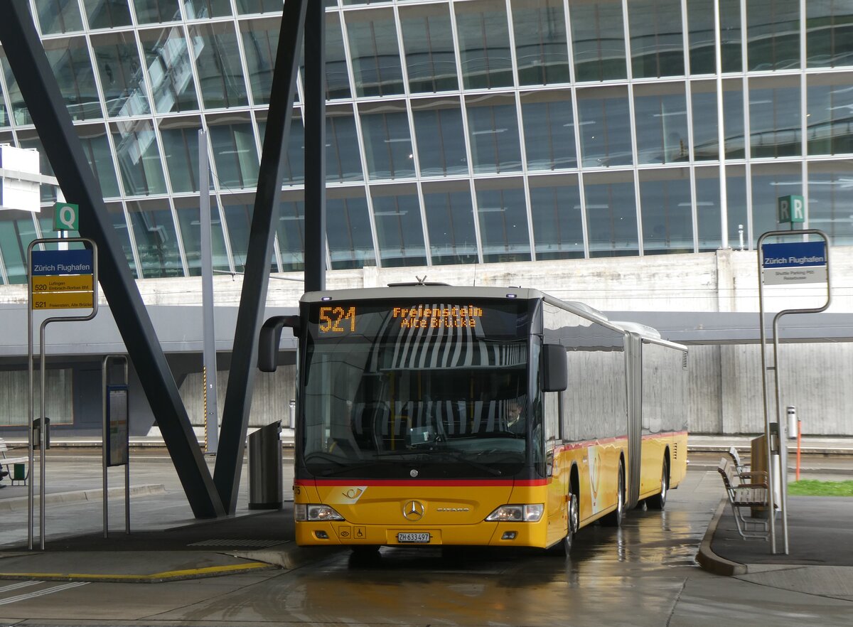 (273'423) - PostAuto Z�rich - Nr. 275/ZH 633'497/PID 5402 - Mercedes am 29. M�rz 2025 in Z�rich-Flughafen