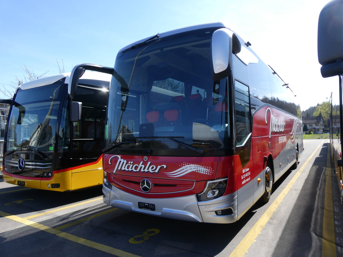 (273'874) - M�chler, Siebnen - (405'584) - Mercedes am 12. April 2025 in Winterthur, Daimler Buses