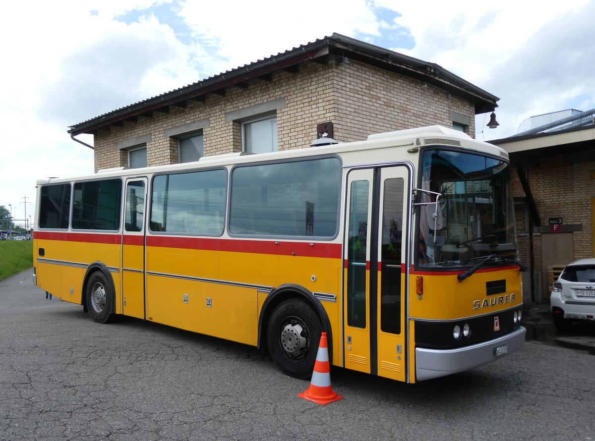 (274'522) - Stolz, Niederb�ren - SG 452'875 - Saurer/R&J (ex Soltermann, Bichwil; ex Ziegler, Pratteln; ex Tanner, Bubendorf; ex Schnider, Sch�pfheim) am 3. Mai 2025 in Attikon, Wegm�ller