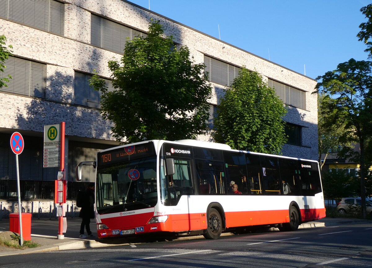 (275'256) - HHA Hamburg - Nr. 1316/HH-YB 1316 - Mercedes am 9. Mai 2025 in Hamburg, Borgfelder Strasse