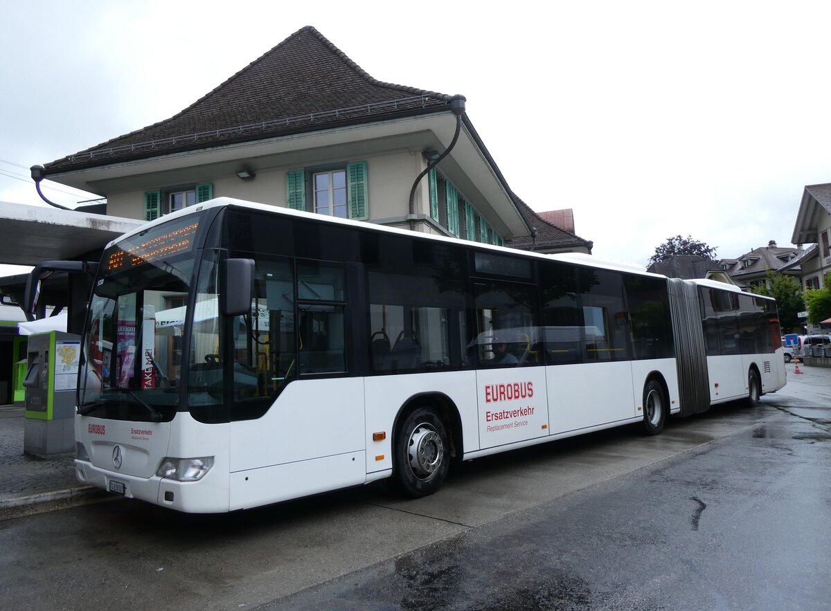 (275'827) - Eurobus, Arbon - Nr. 41/TG 239'027/PID 5330 - Mercedes (ex Nr. 14) am 26. Mai 2025 beim Bahnhof Langnau