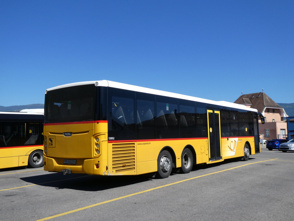 (275'976) - CarPostal Ouest - VD 545'231/PID 12'052 - VDL (ex Ballestraz, Gr�ne) am 30. Mai 2025 in Yverdon, Garage