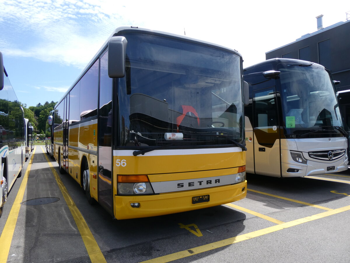 (276'127) - Laut-Hell-Visuell, Baar - Nr. 56 - Setra (ex Autopostale, Muggio Nr. 535/PID 4099; ex AutoPostale Ticino Nr. 535; ex Marchetti, Airolo Nr. 3) am 31. Mai 2025 in Winterthur, Daimler Buses