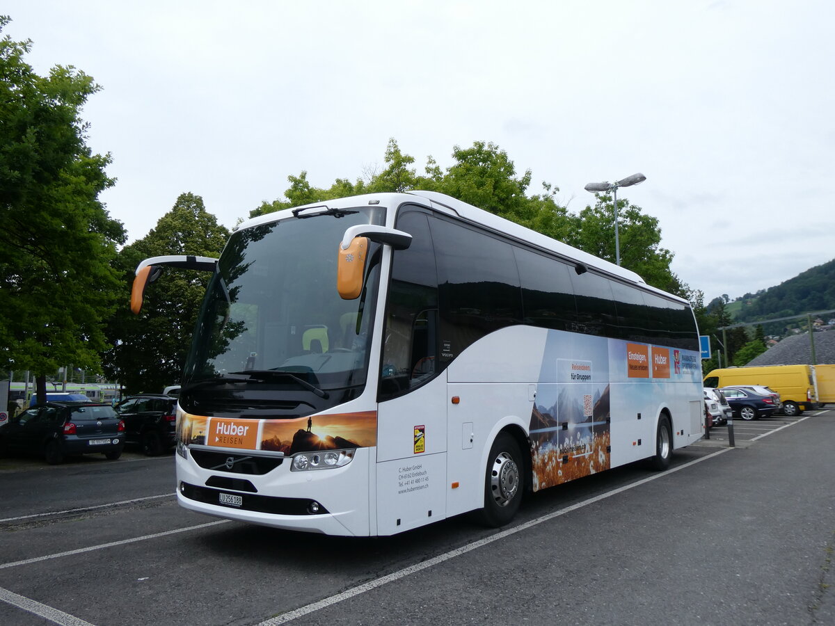 (276'267) - Huber, Entlebuch - LU 256'188 - Volvo am 4. Juni 2025 in Thun, Seestrasse