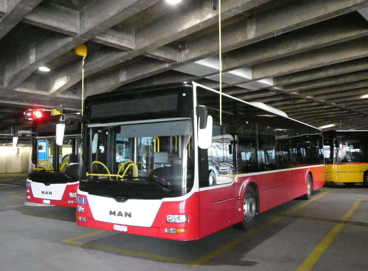 (276'533) - PostAuto Bern - BE 535'079/PID 12'335 - MAN (ex BE 489'253; ex Dr. Richard, A-Wien Nr. 1421) am 9. Juni 2025 in Bern, Postautostation