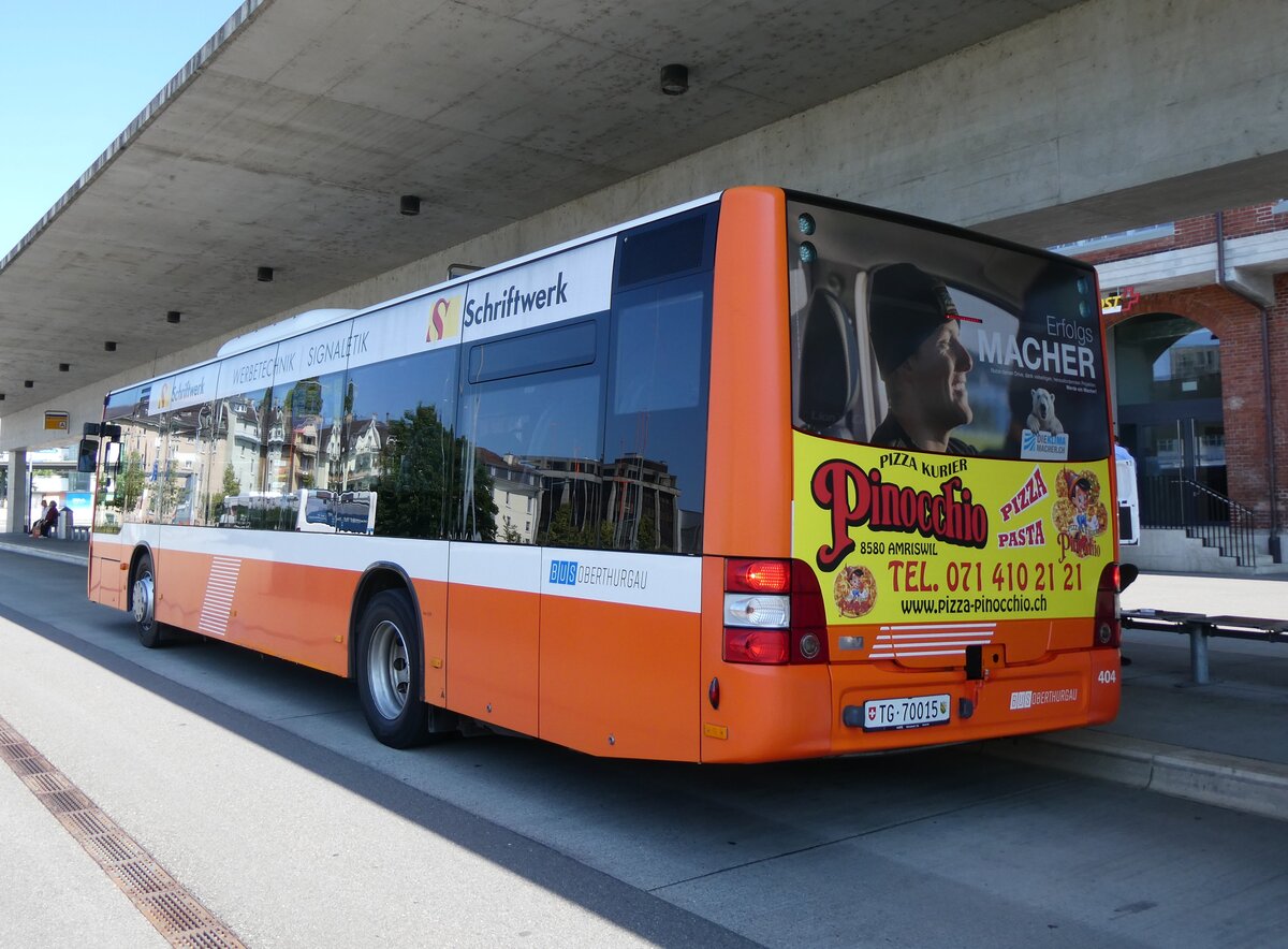 (276'849) - BOTG Amriswil - Nr. 404/TG 70'015 - MAN (ex Nr. 9) am 17. Juni 2025 in Arbon, Bushof