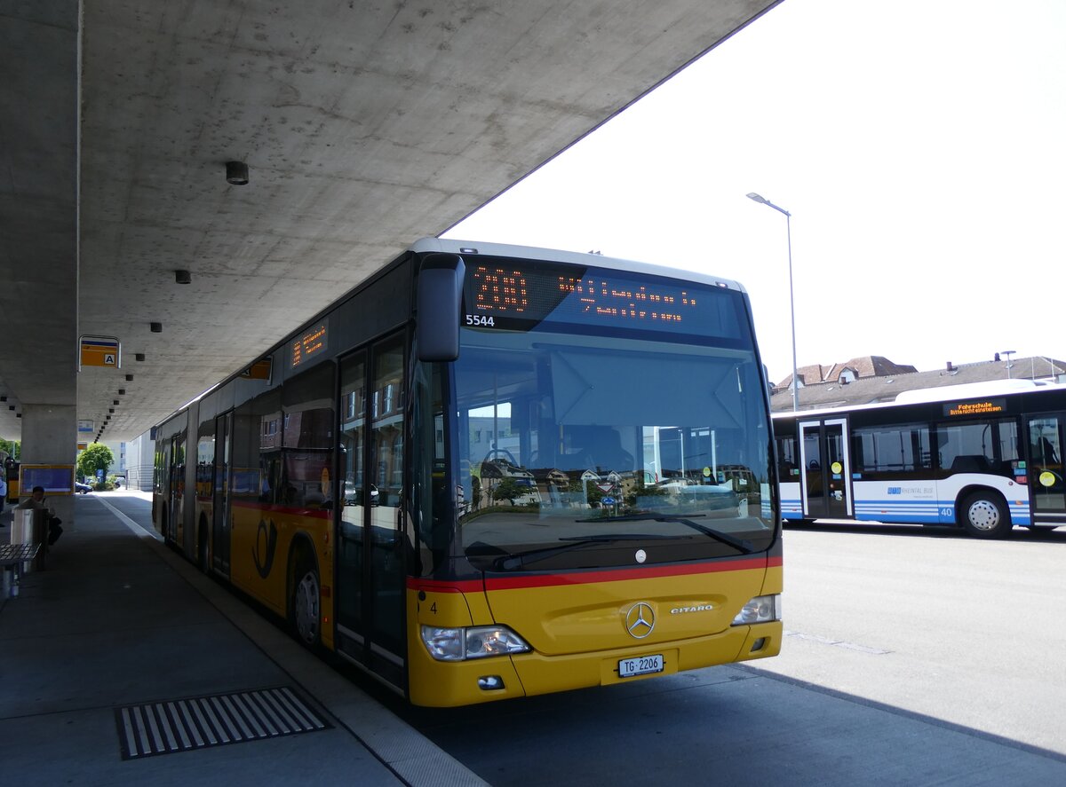 (276'855) - Eurobus, Arbon - Nr. 4/TG 2206/PID 5544 - Mercedes am 17. Juni 2025 in Arbon, Bushof