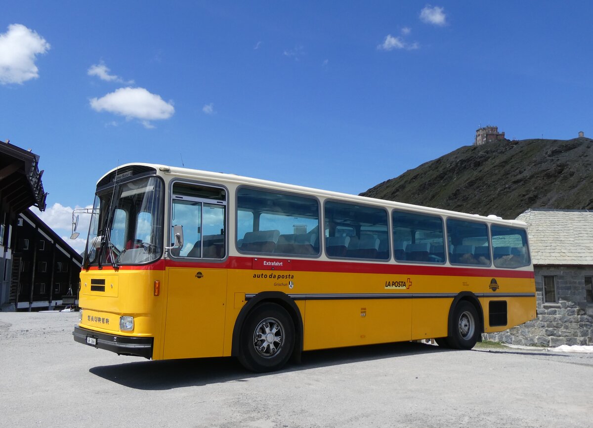 (277'044) - Aus der Schweiz: Gaudenz, Andeer - GR 1866 - Saurer/R&J (ex Mark, Andeer PID 2824; ex PostAuto Graub�nden; ex P 24'350) am 19. Juni 2025 auf dem Stilfserjoch