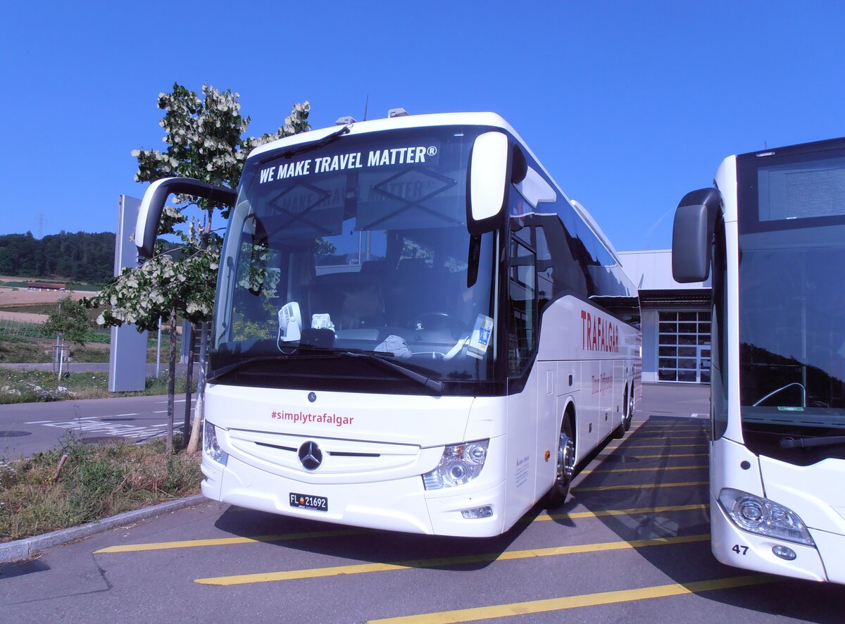 (277'586) - Aus Liechtenstein: Arlberg Express, Schaanwald - FL 21'692 - Mercedes am 5. Juli 2025 in Winterthur, Daimler Buses