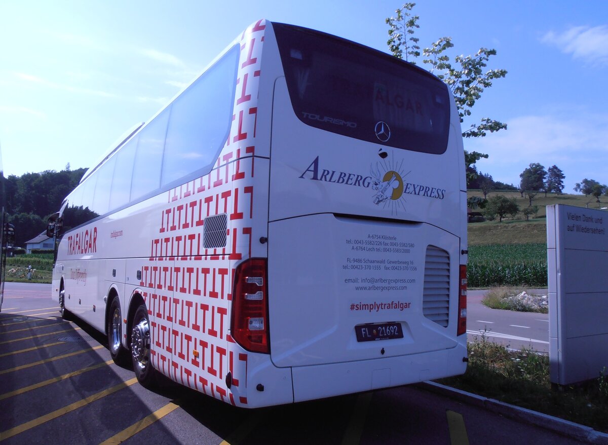 (277'588) - Aus Liechtenstein: Arlberg Express, Schaanwald - FL 21'692 - Mercedes am 5. Juli 2025 in Winterthur, Daimler Buses