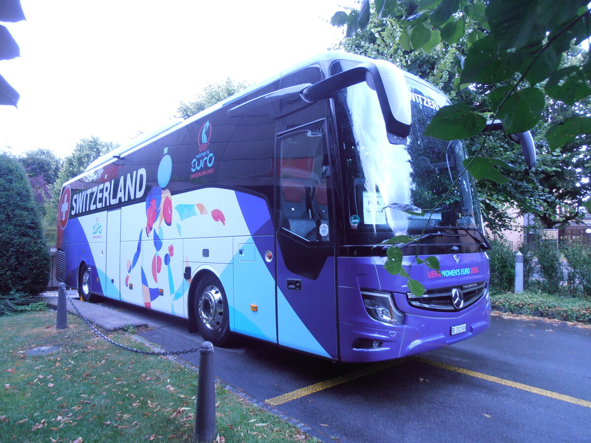 (277'667) - UEFA Women's Euro 2025 - BE 202'500 - Mercedes am 7. Juli 2025 in Thun, Hotel Seepark