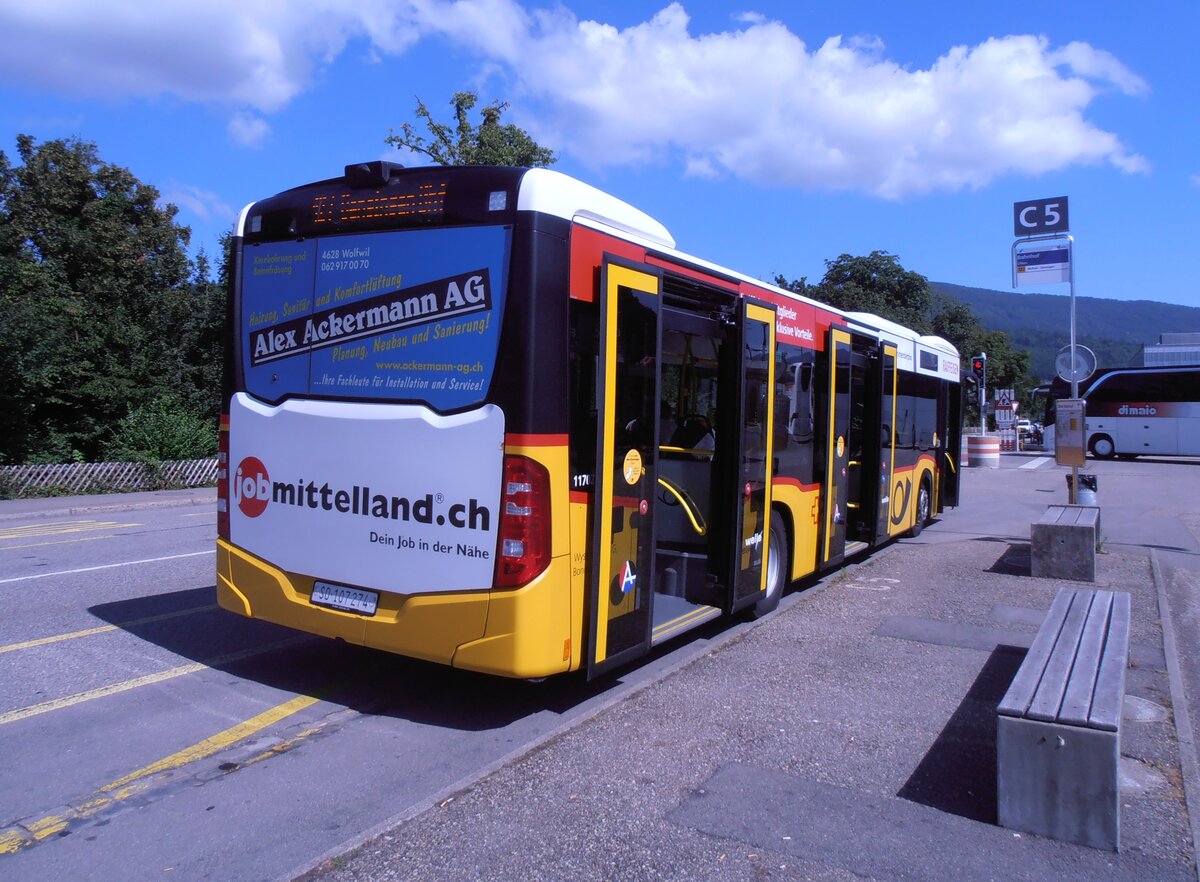 (277'741) - Wyss, Boningen - SO 107'274/PID 11'702 - Mercedes am 10. Juli 2025 beim BAhnhof Olten