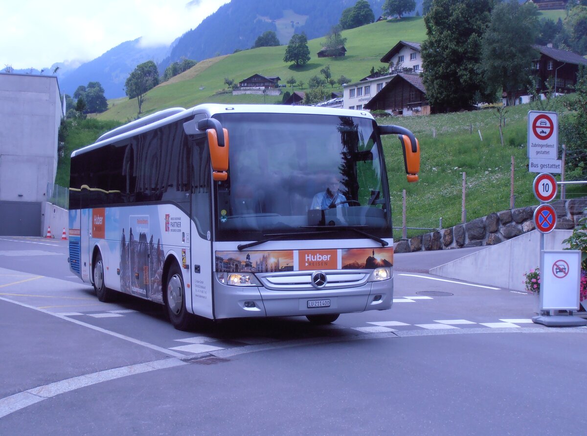 (277'864) - Huber, Entlebuch - LU 211'400 - Mercedes am 15. Juli 2025 in Grindelwald, Terminal
