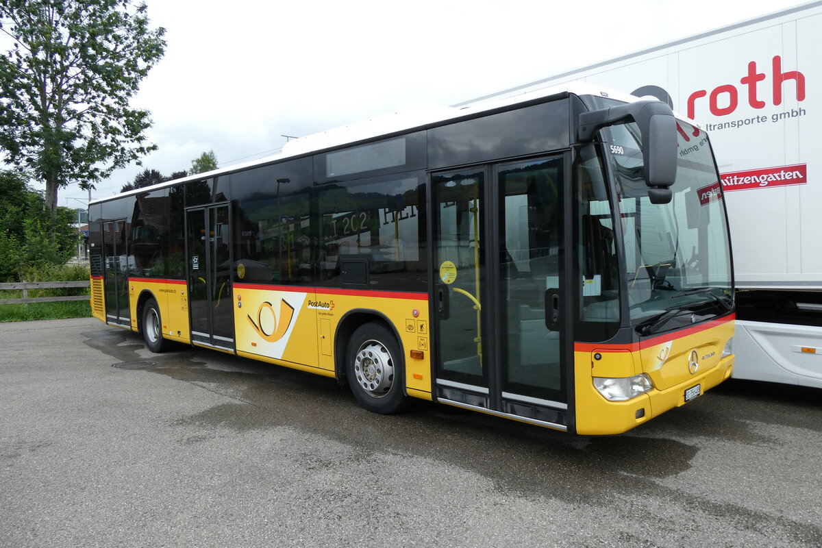 (278'018) - PostAuto Ostschweiz - SG 356'488/PID 5690 - Mercedes (ex Schmidt, Oberb�ren) am 25. Juli 2025 in Nesslau, Garage
