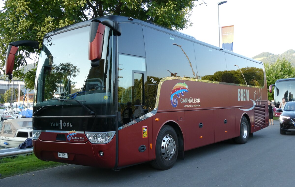 (278'666) - Brem, W�lflinswil - Nr. 116/AG 6452 - Van Hool am 8. August 2025 in Thun, Strandbad