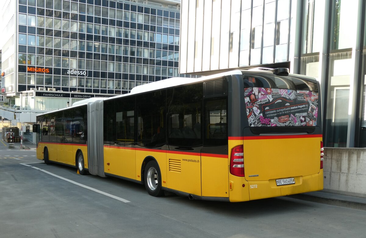 (278'673) - PostAuto Bern - Nr. 5272/BE 560'405/PID 5272 - Mercedes (ex Nr. 636) am 9. August 2025 in Bern, Postautostation