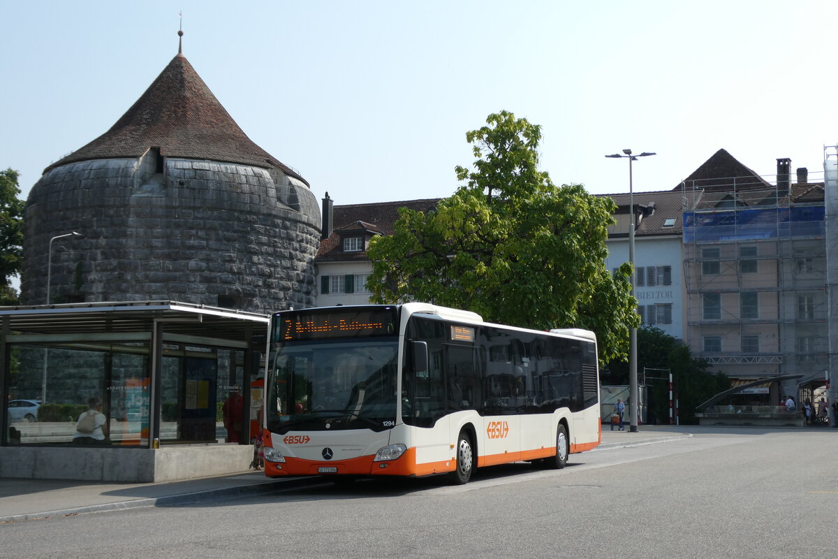 (278'935) - BSU Solothurn - Nr. 1294/SO 172'094 - Mercedes (ex Nr. 94) am 16. August 2025 in Solothurn, Amthausplatz