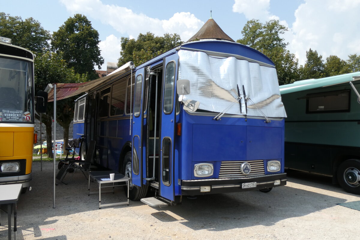 (278'969) - Ruch, Schaffhausen - SH 60'178 U - Saurer/T�scher (ex AAGU Altdorf Nr. 1; ex Sigrist, Fl�elen) am 16. August 2025 in Solothurn, Baseltor 
