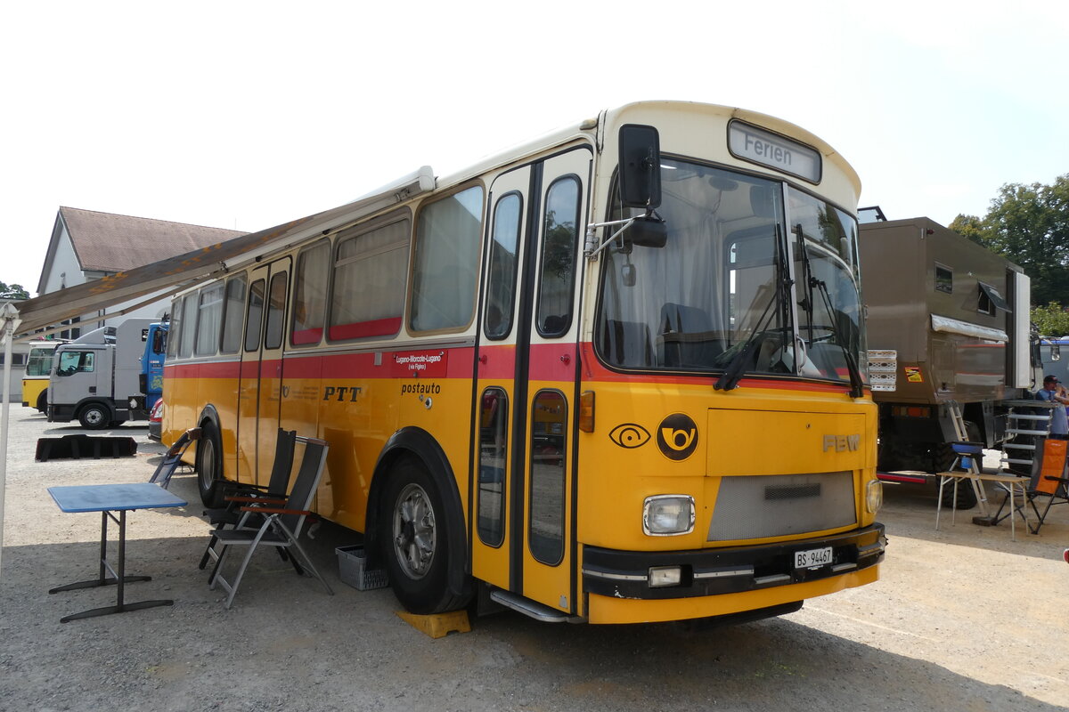(279'000) - Jenzer, Basel - BS 94'467 - FBW/T�scher (ex N�f, ...; ex Villiger, Beinwil) am 16. August 2025 in Solothurn, Baseltor 