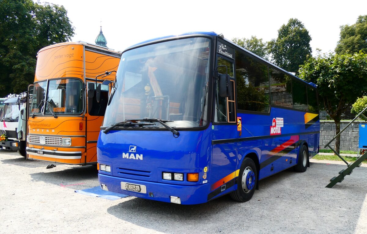 (279'039) - Keusen, Riggisberg - BE 2348 U - MAN/Auw�rter am 16. August 2025 in Solothurn, Baseltor