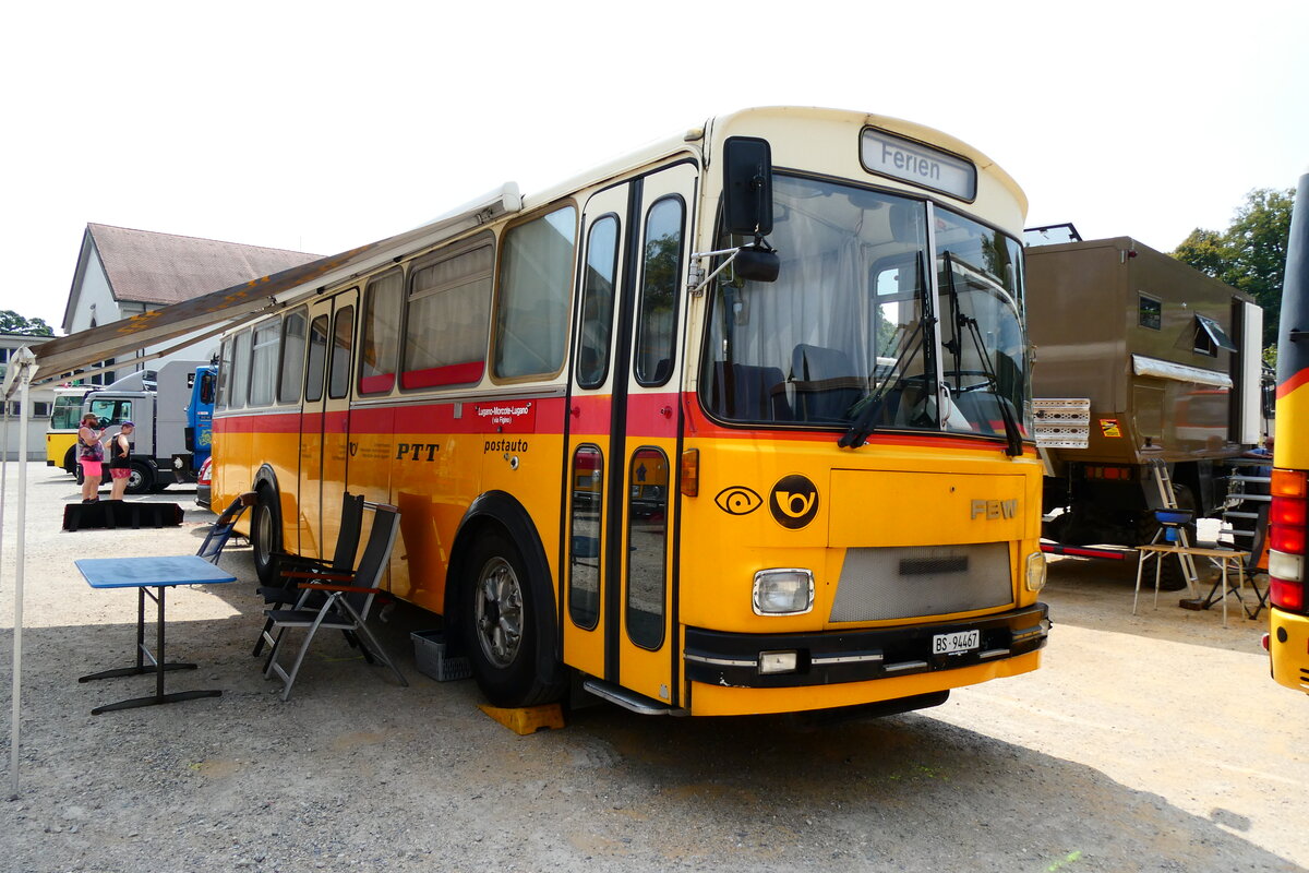 (279'058) - Jenzer, Basel - BS 94'467 - FBW/T�scher (ex N�f, ...; ex Villiger, Beinwil) am 16- August 2025 in Solothurn, Baseltor