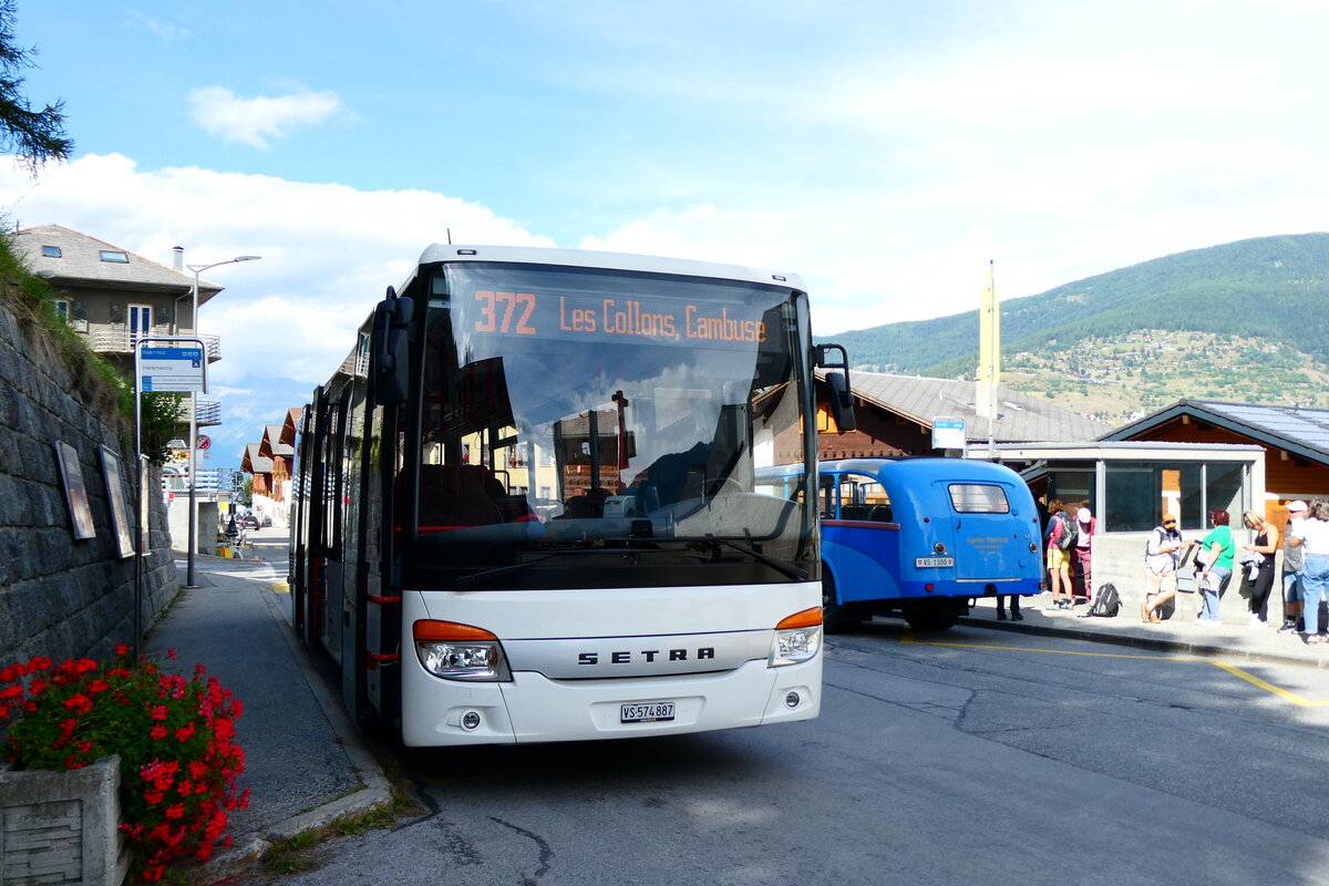 (279'319) - Theytaz, Sion - VS 574'887 - Setra (ex R�ttgen, D-Untersteinach) am 23. August 2025 in H�r�mence