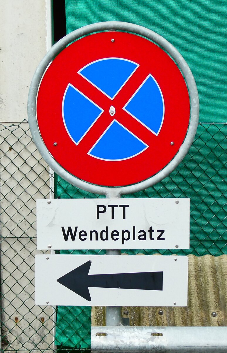 (279'492) - PTT Wendeplatz am 28. August 2025 in Lauterbrunnen, Parkhaus