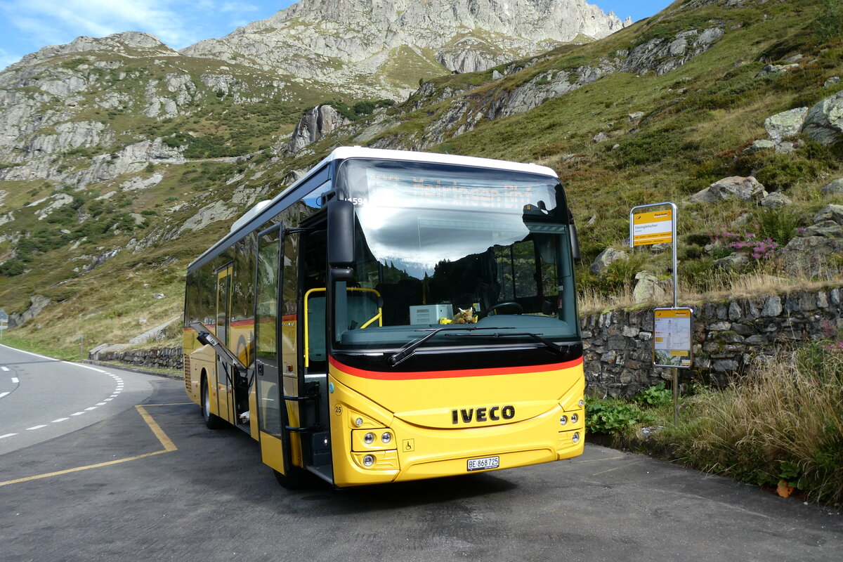 (279'834) - F�ck, Brienz - Nr. 25/BE 868'725/PID 11'594 - Iveco am 3. September 2025 in Susten, Steingletscher