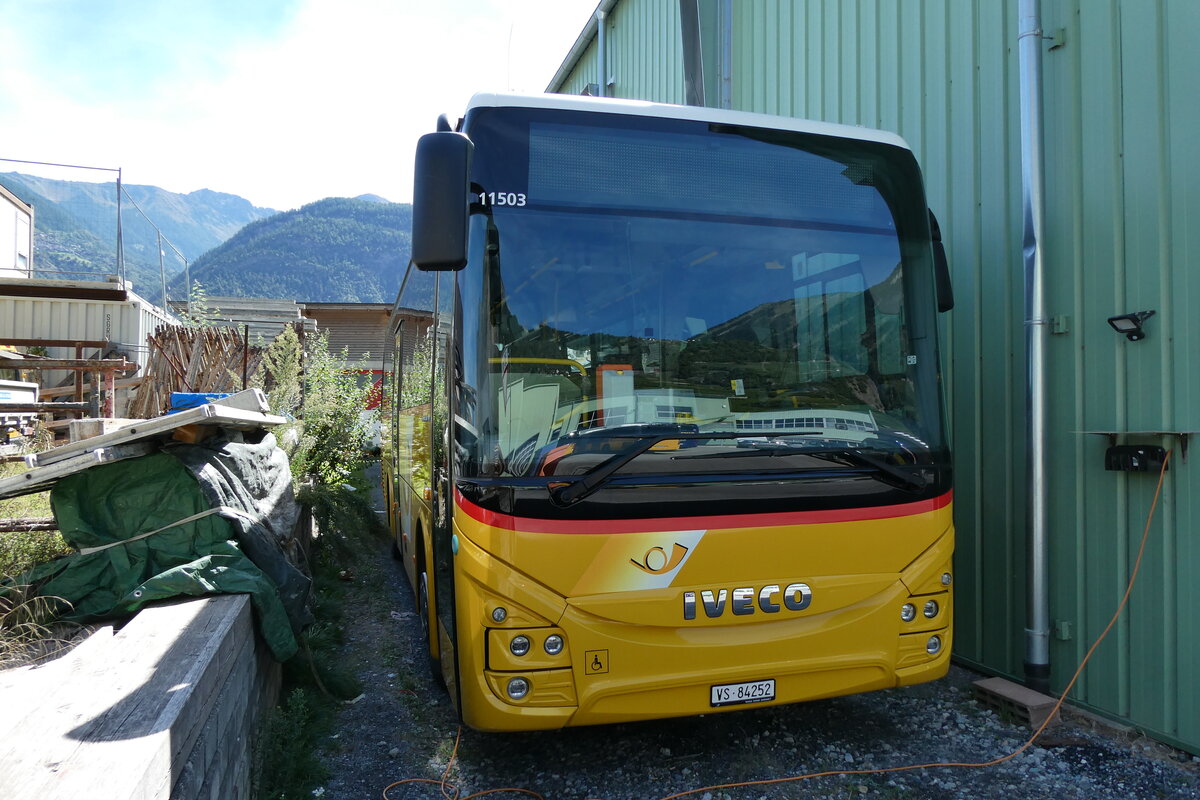 (279'981) - Buchard, Leytron - VS 84'252/PID 11'503 - Iveco am 6. September 2025 in Leytron, Garage