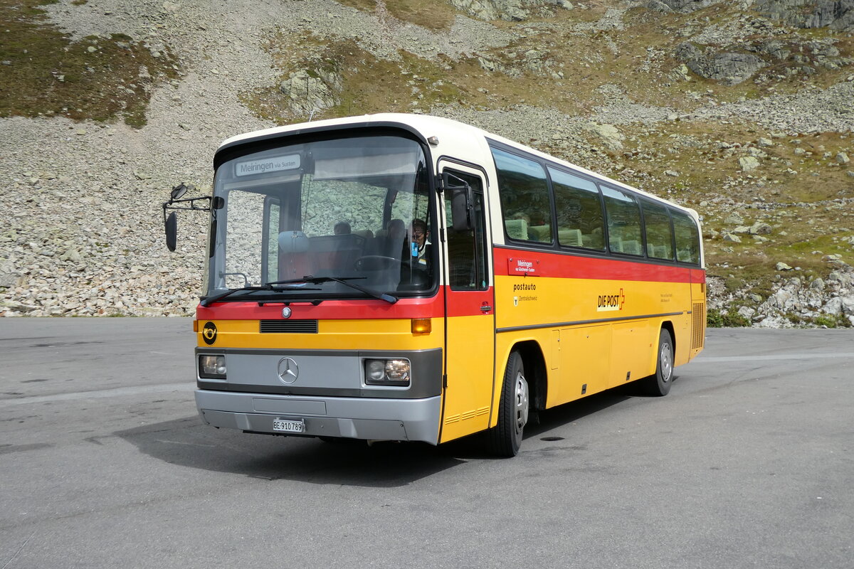 (280'269) - Buzzi, Bern - BE 910'789 - Mercedes (ex Mattli, Wassen/PID 2295) am 10. September 2025 in Susten, Passh�he