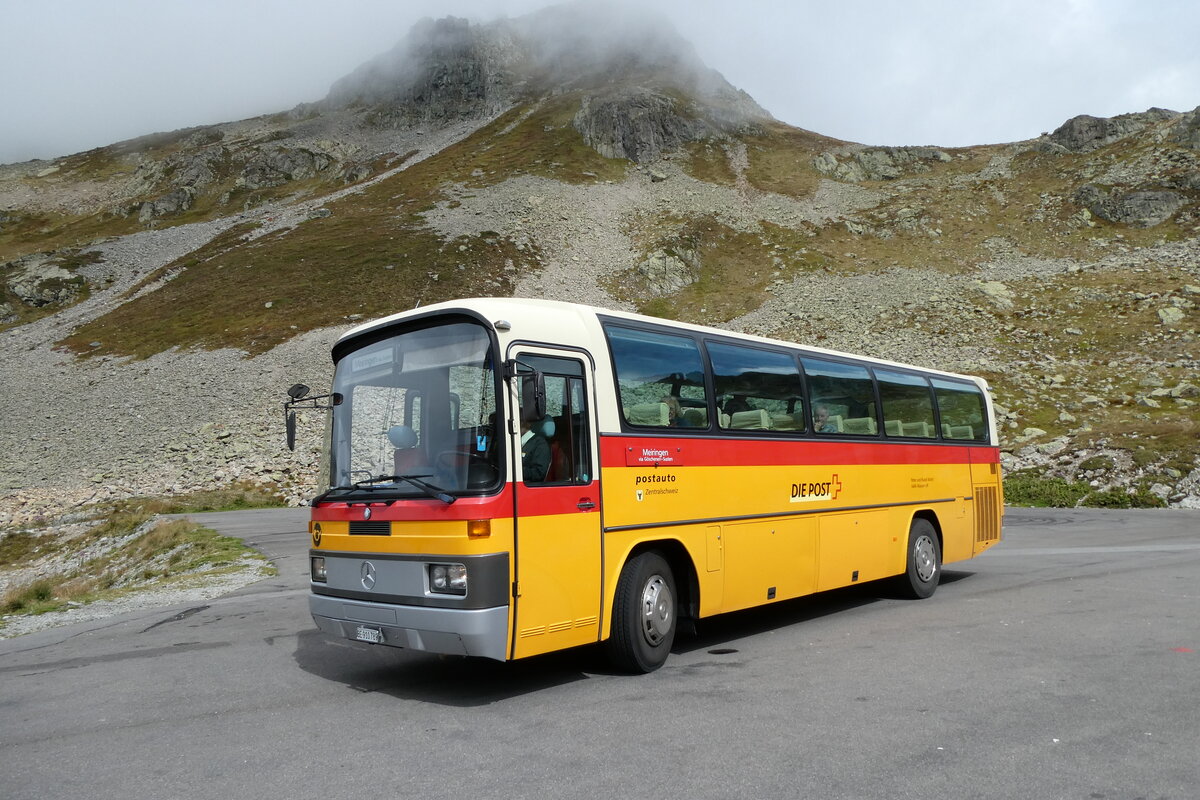 (280'270) - Buzzi, Bern - BE 910'789 - Mercedes (ex Mattli, Wassen/PID 2295) am 10. September 2025 in Susten, Passh�he