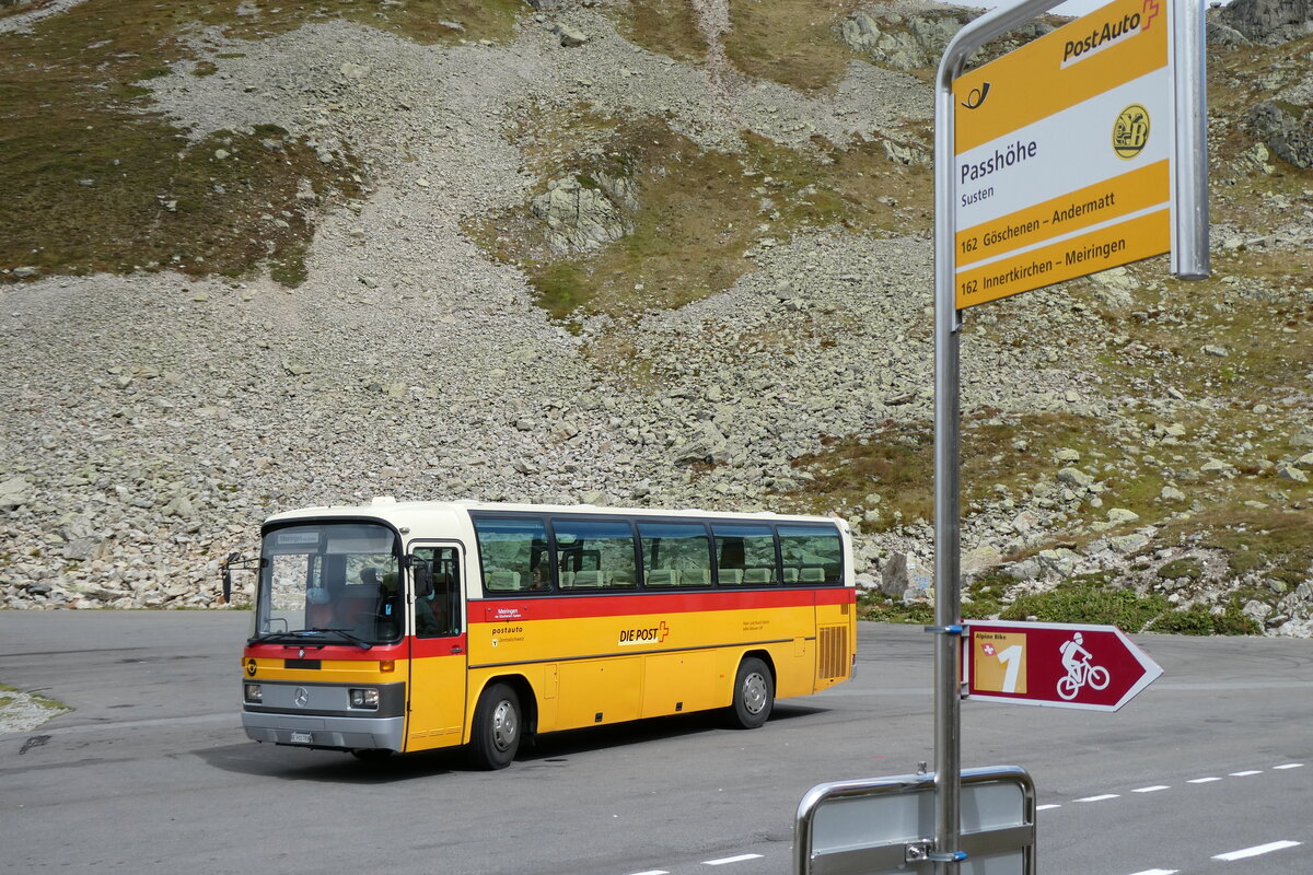 (280'273) - Buzzi, Bern - BE 910'789 - Mercedes (ex Mattli, Wassen/PID 2295) am 10. September 2025 in Susten, Passh�he