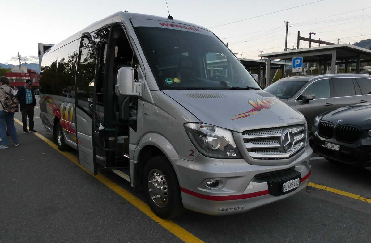 (280'418) - Wenger, Interlaken - Nr. 2/BE 483'462 - Mercedes am 15. September 2025 in Thun, CarTerminal