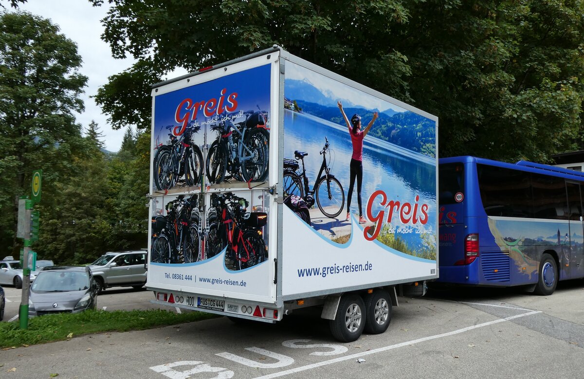 (280'494) - Aus Deutschland: Greis, Nesselwang - F�S-CG 444 - Lau Veloanh�nger am 17. September 2025 in Eng, Eng Alm 