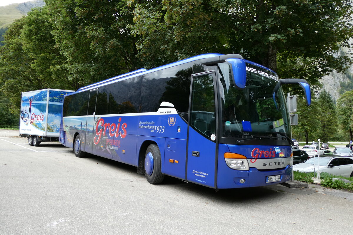(280'496) - Aus Deutschland: Greis, Nesselwang - F�S-EG 444 - Setra am 17. September 2025 in Eng, Eng Alm