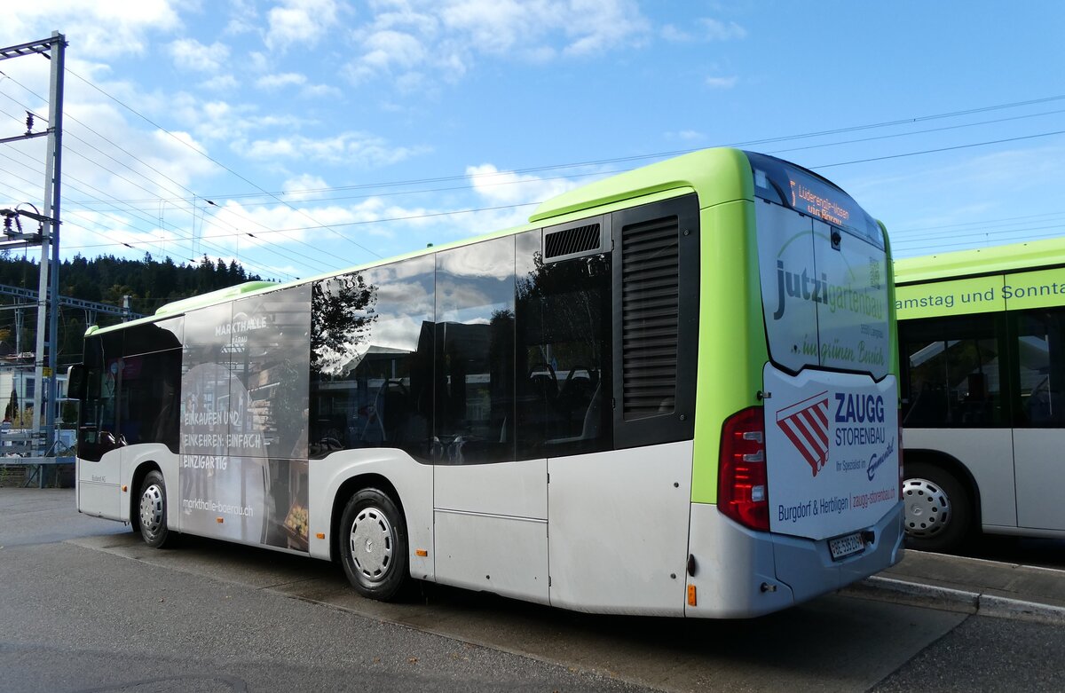 (280'999) - Busland, Burgdorf - Nr. 209/BE 535'209 - Mercedes am 5. Oktober 2025 beim Bahnhof Langnau