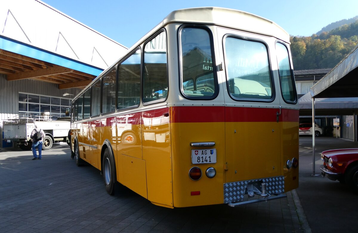 (281'608) - Stutz, Jonen - AG 8141 - FBW/Hess (ex Dubach, Walde) am 18. Oktober 2025 in N�fels, FBW-Museum