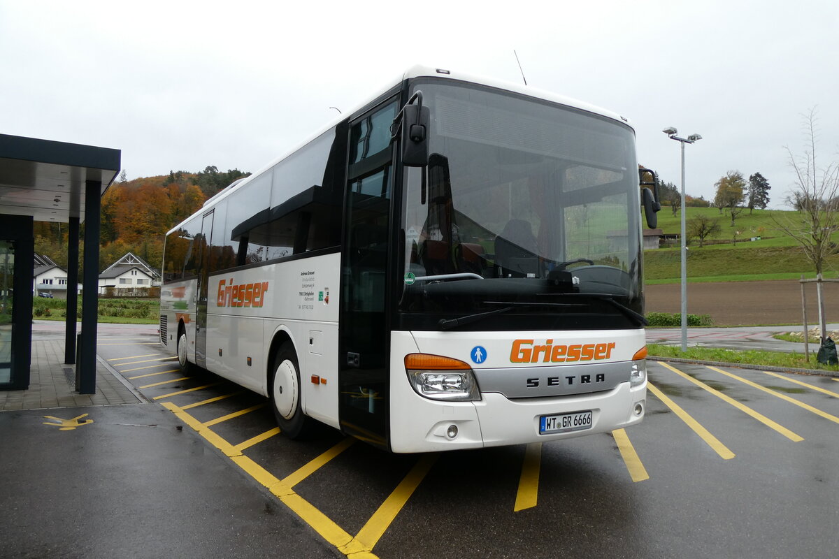 (281'834) - Aus Deutschland: Griesser, Dettighofen - WT-GR 6666 - Setra am 25. Oktober 2025 in Winterthur, Daimler Buses