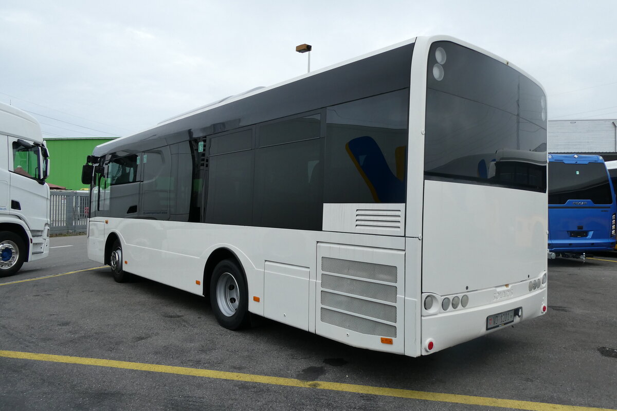 (281'999) - TPC Aigle - VD 1201 - Solaris (ex Theytaz, Sion; ex HLB Hofstein/D Nr. 701; ex SiMobil, I-Kastelruth Nr. 1251; ex SAD Bozen/I Nr. 1251) am 1. November 2025 in Kerzers, Interbus