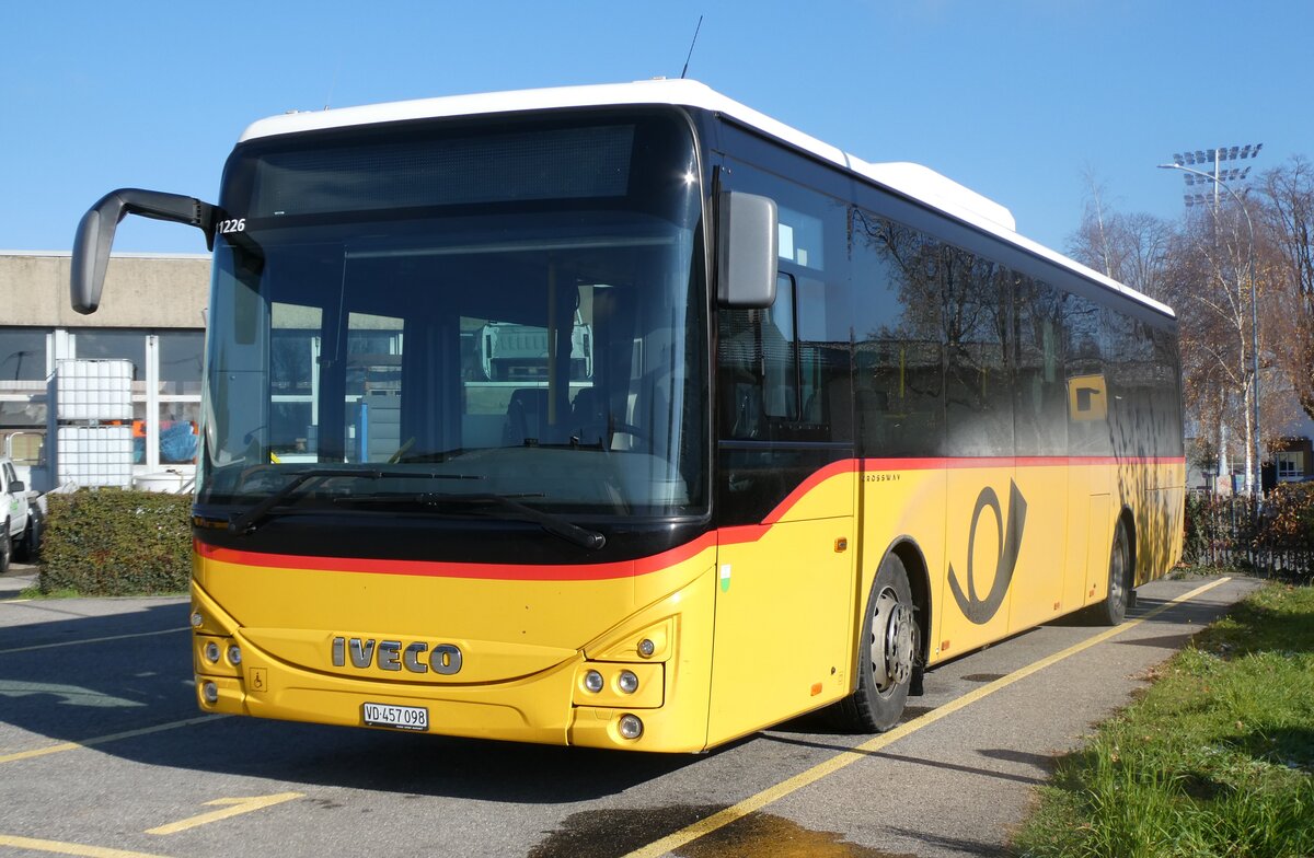 (282'520) - VarPostal Ouest - VD 457'098/PID 11'226 - Iveco am 22. November 2025 in Yverdon, Garage