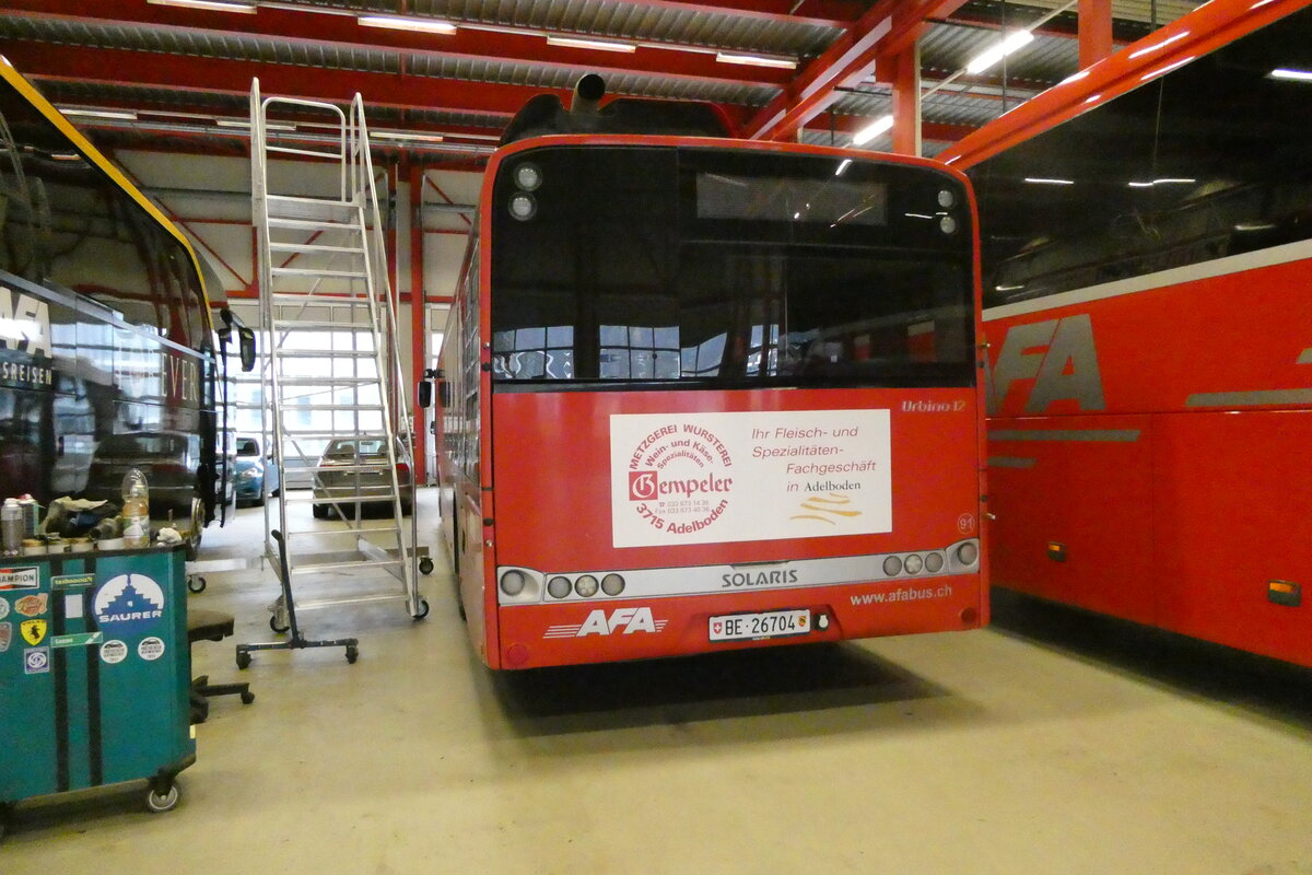 (282'572) - AFA Adelboden - Nr. 91/BE 26'704 - Solaris am 24. November 2025 in Frutigen, Garage