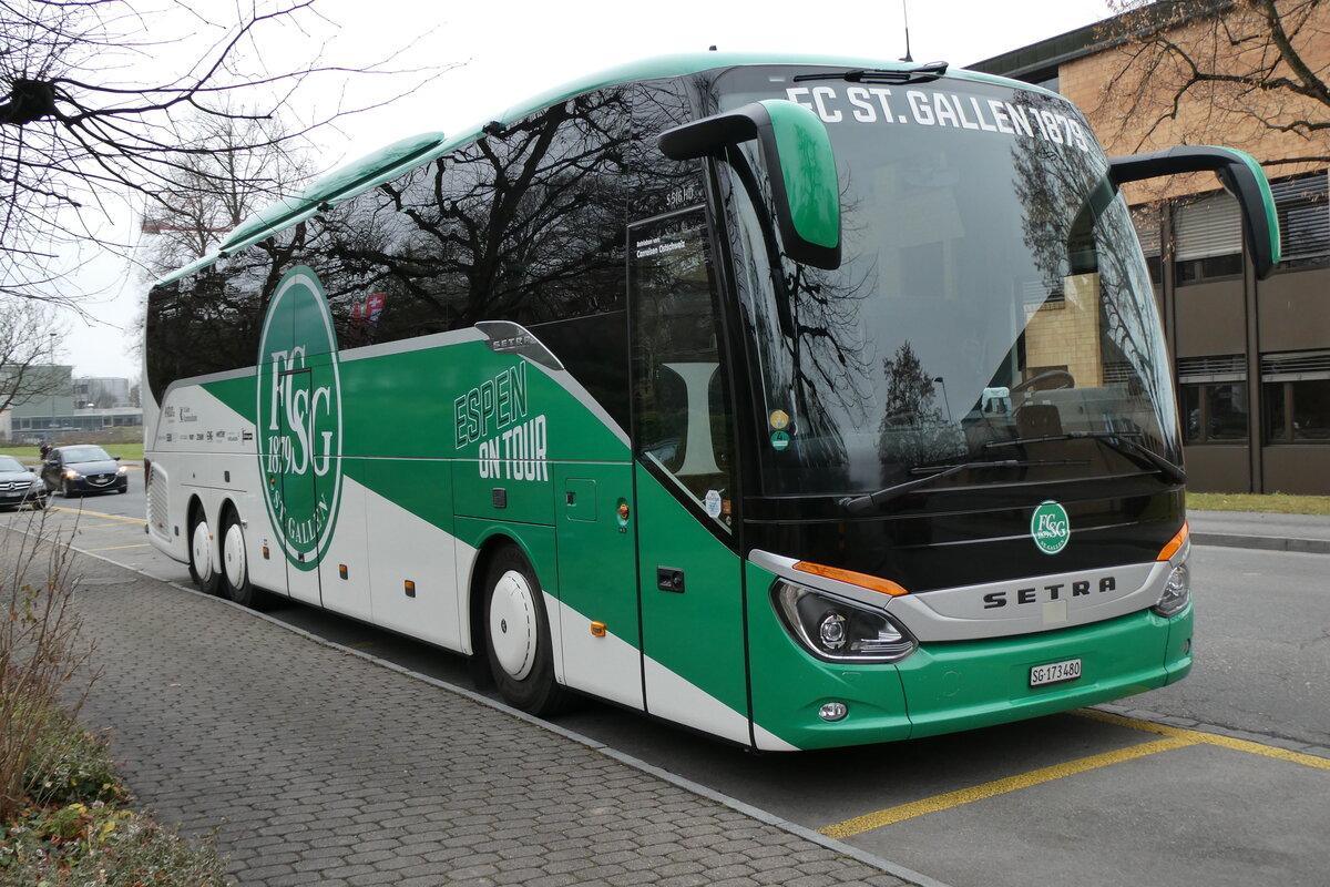 (283'127) - FC St. Gallen, St. Gallen - SG 173'480 - Setra am 13. Dezember 2025 in Thun, Hotel Seepark