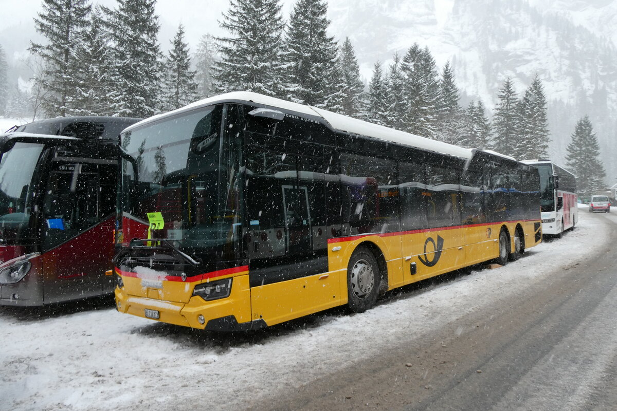(283'890) - Engeloch, Riggisberg . Nr. 20/BE 712'872/PID 11'983 - Scania am 10. Januar 2026 in Adelboden, Unter dem Birg