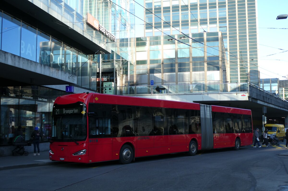 (284'619) - Bernmobil, Bern - Nr. 244/BE 881'244 - eIrizar am 5. Februar 2026 beim Bahnhof Bern