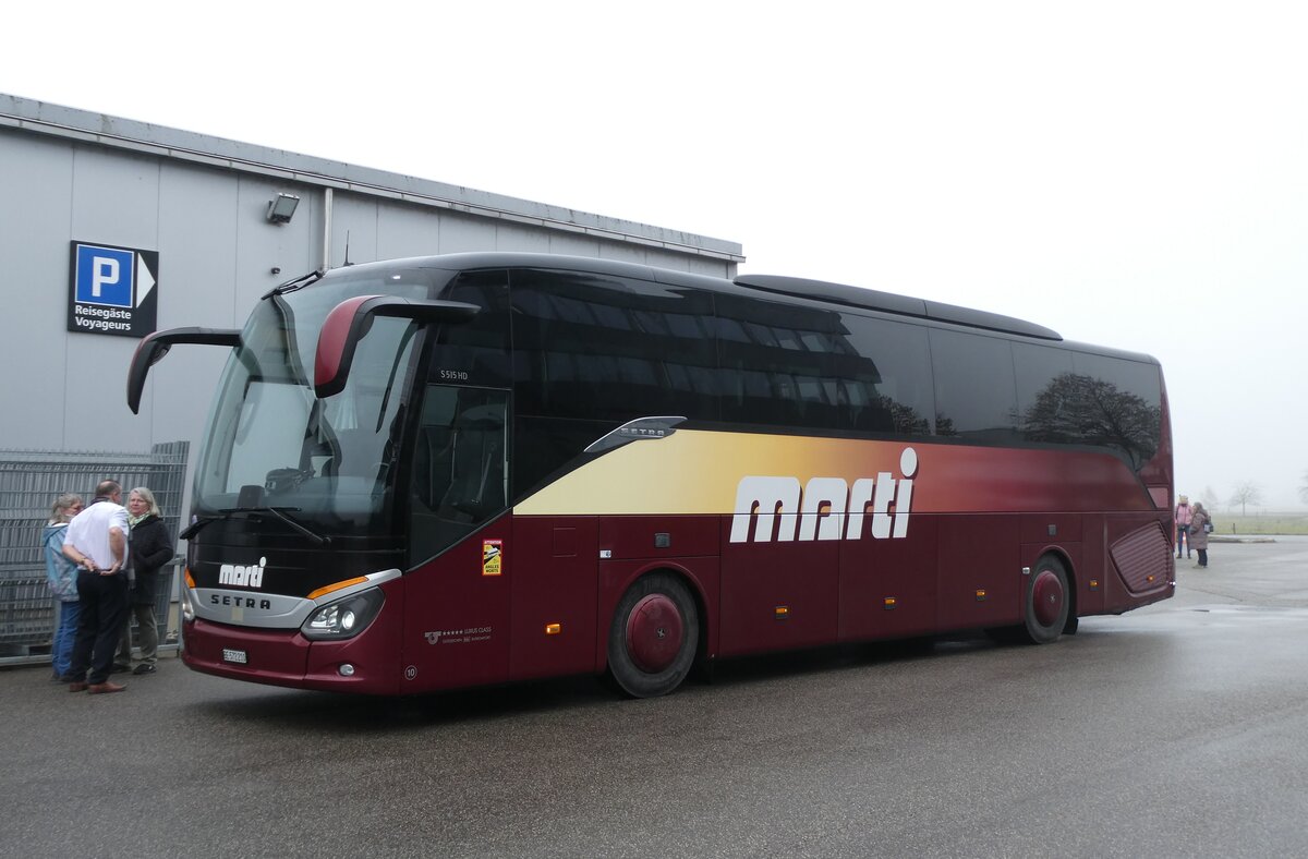 (284'697) - Marti, Kallnach - Nr. 10/BE 572'210 - Setra am 7. Februar 2026 in Kallnach, Car-Terminal