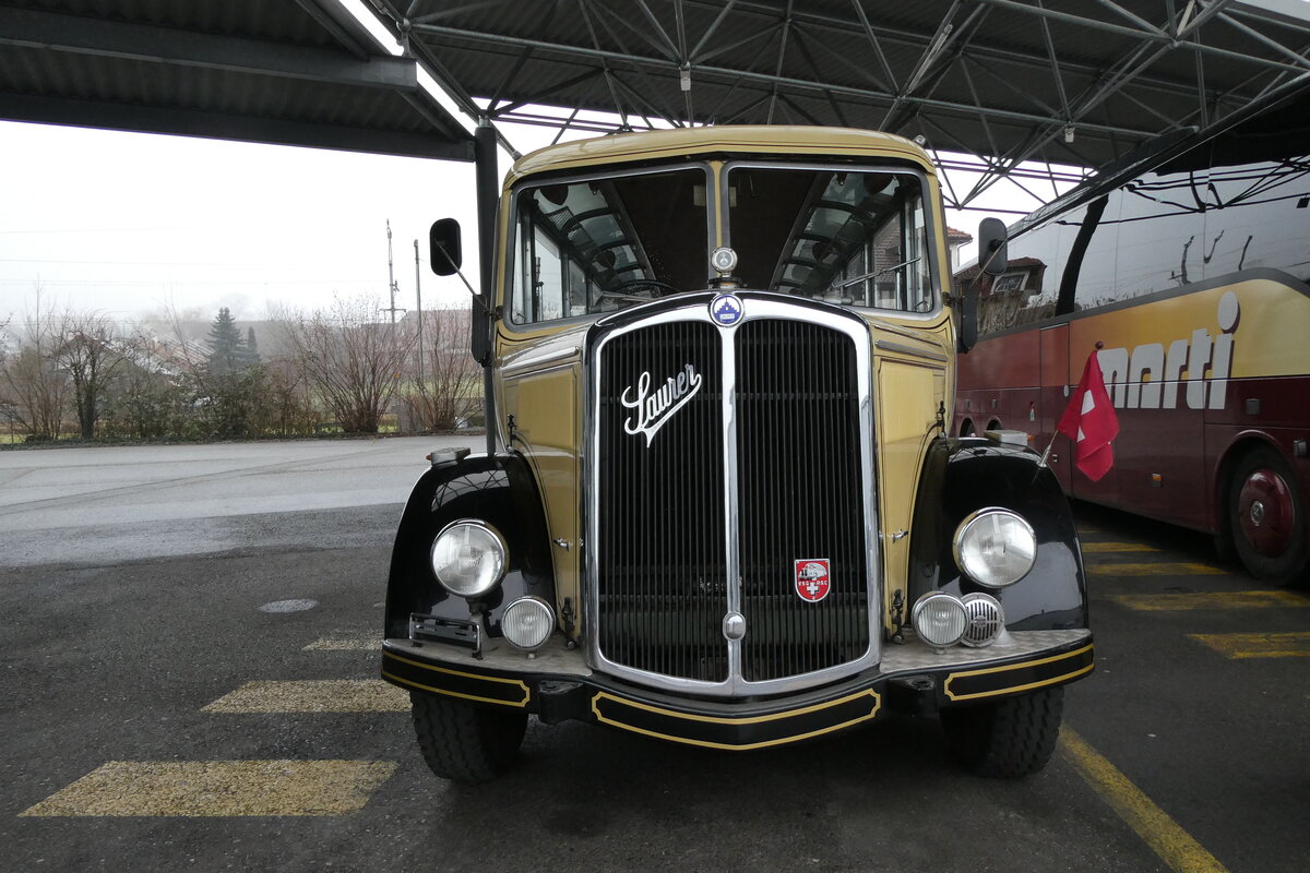 (284'731) - Marti, Kallnach - Nr. 40 - Saurer/Lauber am 7. Februar 2026 in Kallnach, Car-Terminal