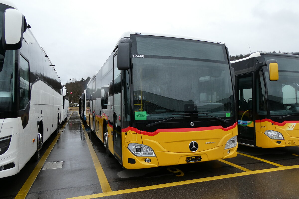 (284'974) - PostAuto Ostschweiz - PID 12'448 - Mercedes am 21. Februar 2026 in Winterthur, Daimler Buses