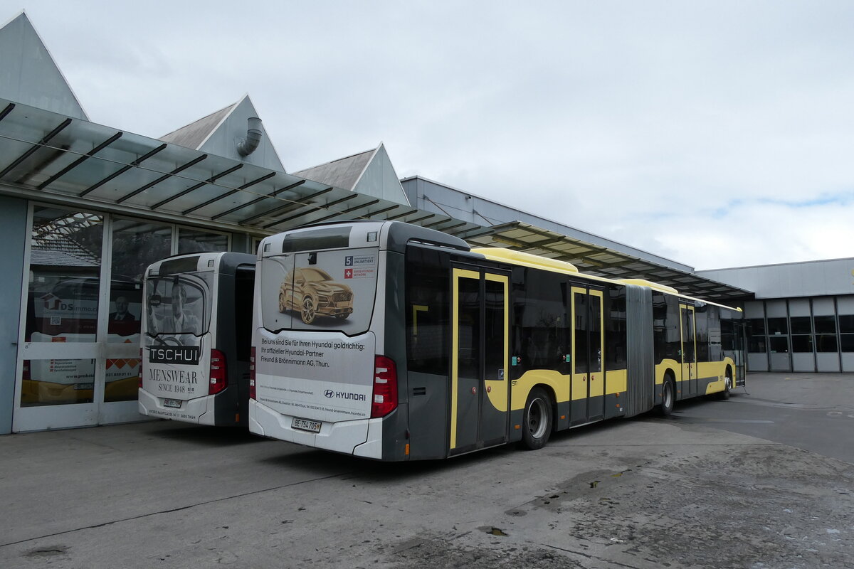 (285'435) - STI Thun - Nr. 705/BE 754'705 - Mercedes am 15. M�rz 2026 in Thun, Garage