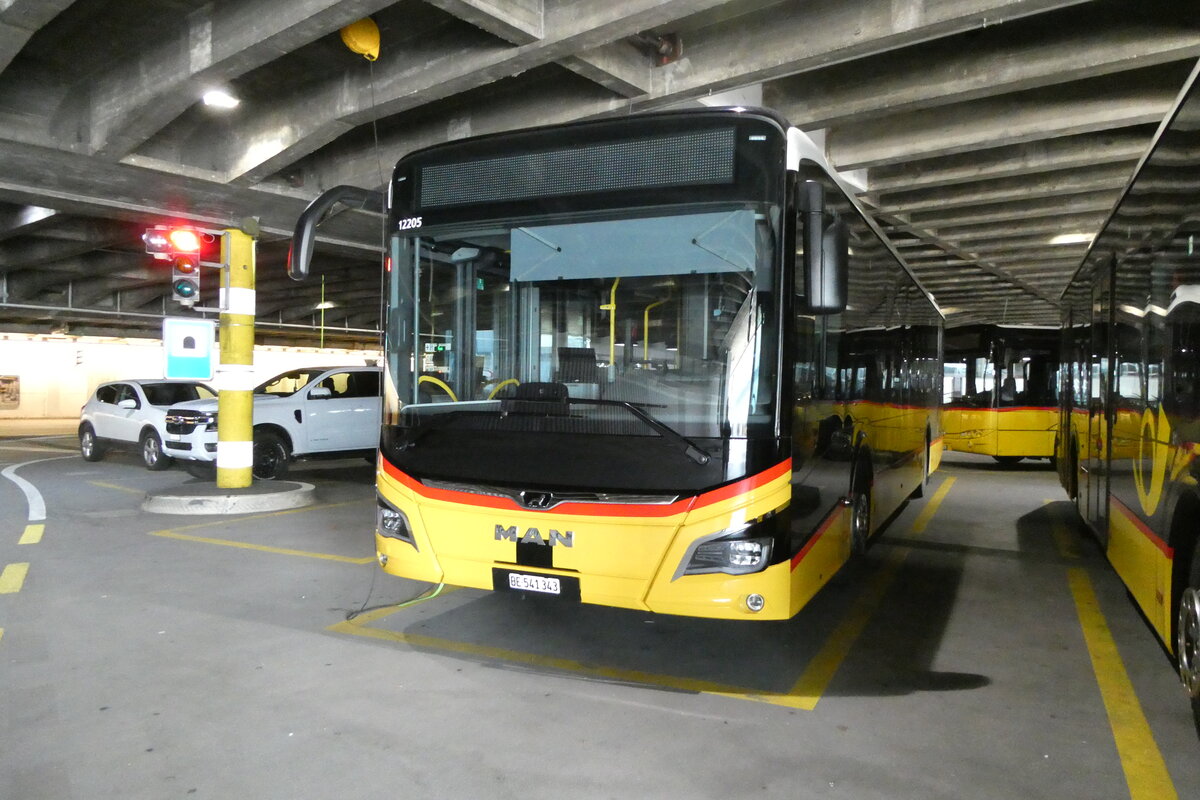 (285'666) - PostAuto Bern - BE 541'343/PID 12'205 - MAN am 21. M�rz 2026 in Bern, Postautostation